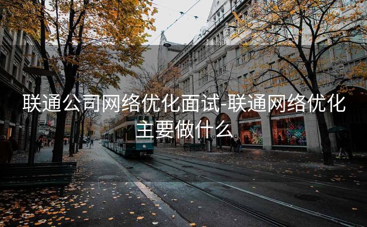 联通公司网络优化面试-联通网络优化主要做什么