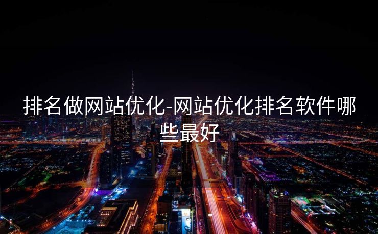 排名做网站优化-网站优化排名软件哪些最好
