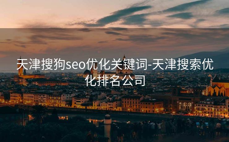 天津搜狗seo优化关键词-天津搜索优化排名公司
