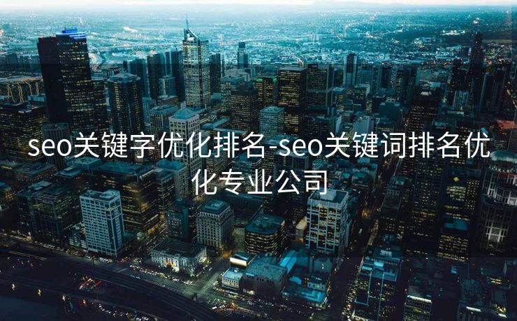 seo关键字优化排名-seo关键词排名优化专业公司 seo关键字优化排名-seo关键词排名优化专业公司